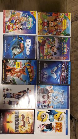 Disney DVD titles $7 each