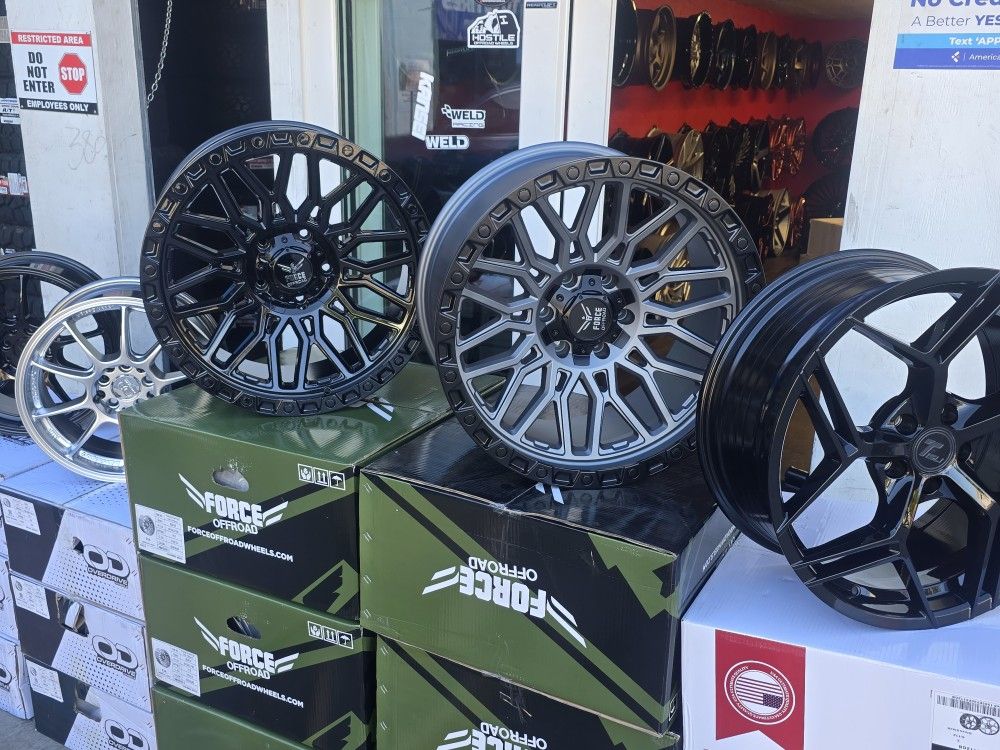 SALE SALE SALE ALL KINDS WHEELS AND TIRES ON SALE