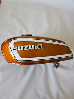 Vintage Suzuki gas tank