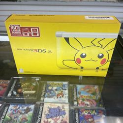 Pikachu Nintendo 3DS XL $420 Gamehogs 11am-7pm