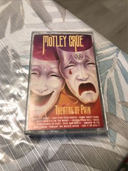 Motley Crue: Theatre Of Pain 1985 Cassette Tape