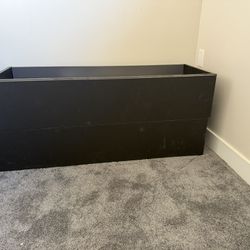 Floating Bathroom Cabinet Matte Black 