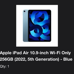 Apple iPad Air 10.9 Inch 256GB, Wifi Only