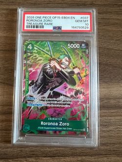 PSA 10 Roronoa Zoro One Piece Treasure Rare Card