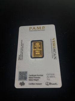5 gram gold bar