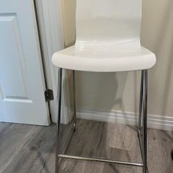 Counter Stool, White