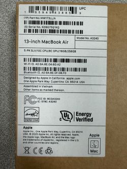 13” MACBOOK AIR