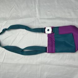 Vintage Nylon Insulation Bottle Cup Holder Shoulder Strap Bag Tote Walking