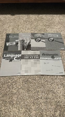 Abeka 6th Grade Books