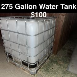275 Gallon Water Tank
