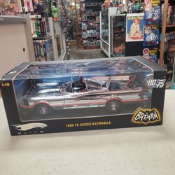 1966 Tv Series Batmobile Hotwheels Elite 1:18 Limited 1 Of 3000