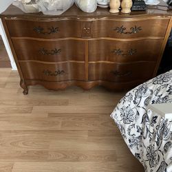 SOLID WOOD DRESSER TWO NIGHT STANDS