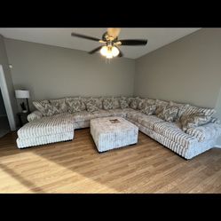 Leon Furniture (Memphis 4pc Sectional laf Chaise)