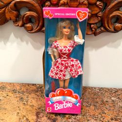 Vintage 1995 Special Edition Valentine Sweetheart Barbie Doll by Mattel
