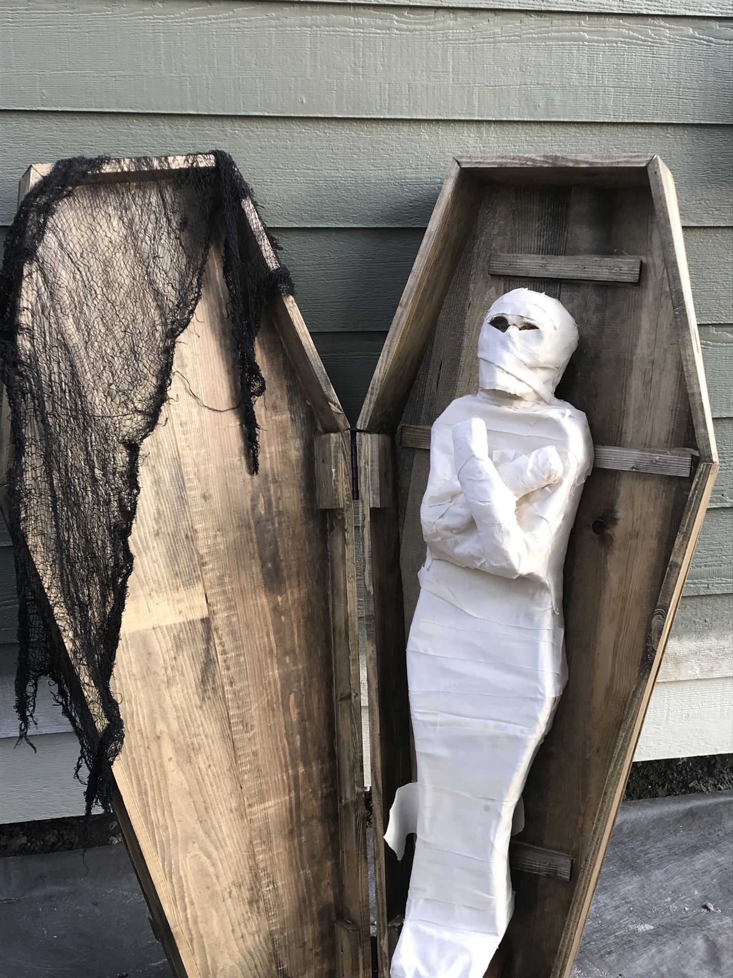 Halloween Decor Prop Coffin