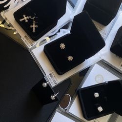 Moissanite Earrings All With GRA certificates