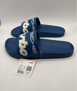 PUMA Porsche Turbo X Leadcat 2.0 Slide Mens Size 10 Blue Casual Sandals Slides