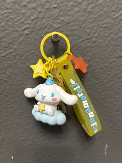 Cinnamoroll Keychain with Star Charms