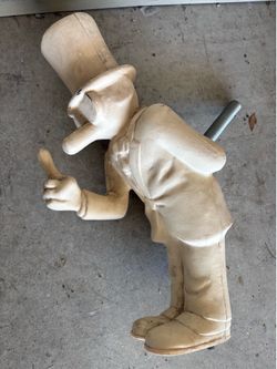 Vintage Western little man statue 1921