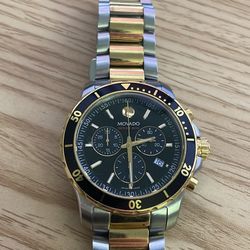 Movado Men’s Series 800 Gold Two Tone Watch 