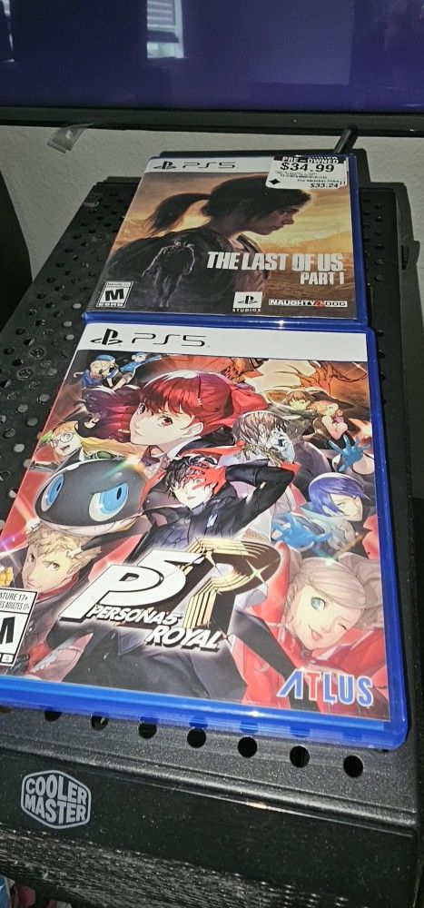 Persona 5 Royal and Last Of Us Part 1 (Ps5) Bundle