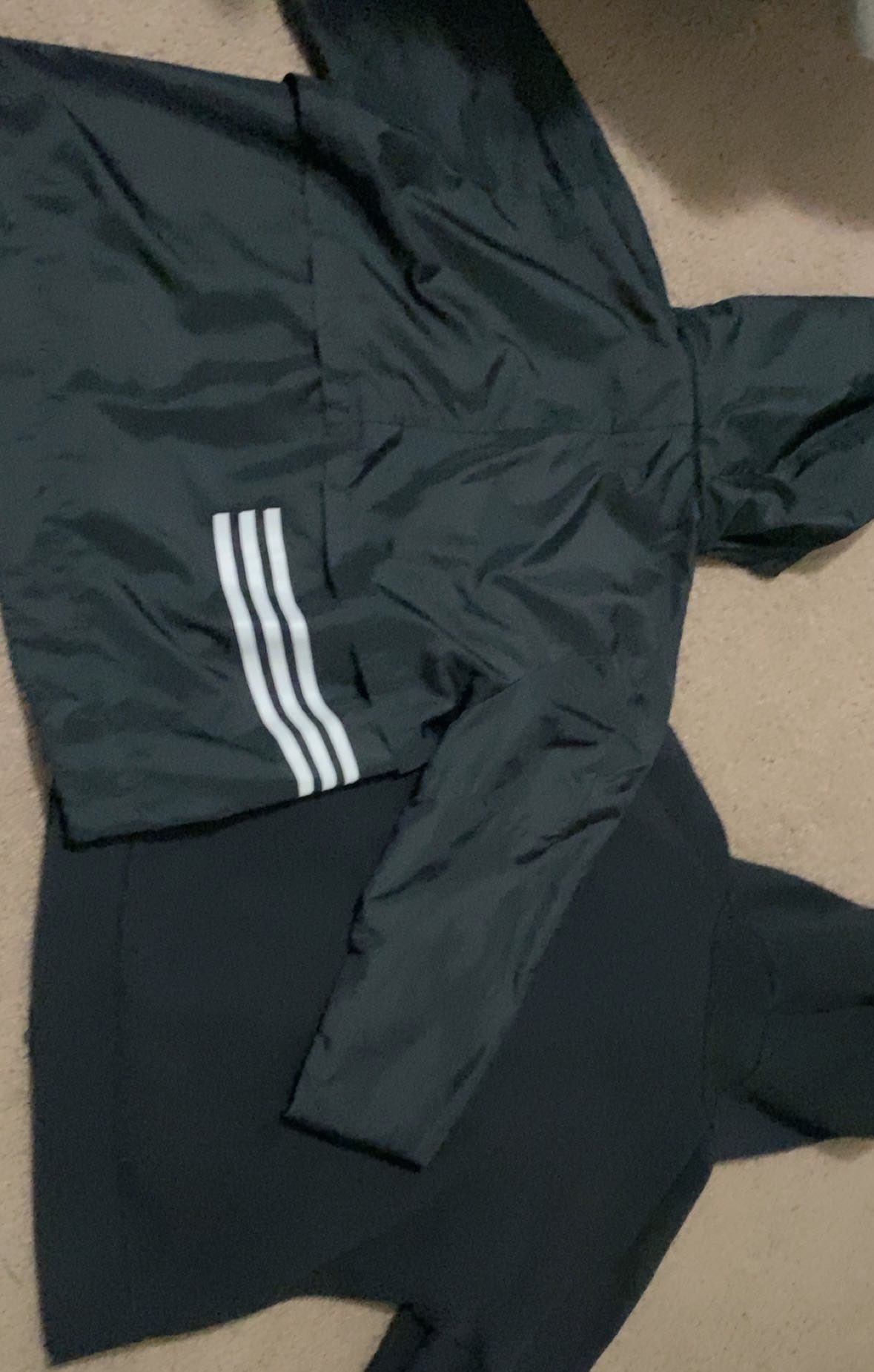 2 Adidas Sweaters, (1 Windbreaker, 1 Zip Up)