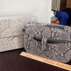 G.I.L.I. Snake skin Crossbody Handbag  with wallet.