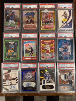 Football PSA Slab Lot - 48 Total Slabs - Rookies, Case Hits, SP, Numbered & More