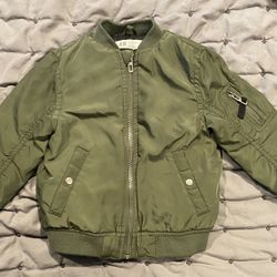 H&M Kids Green Bomber Jacket
