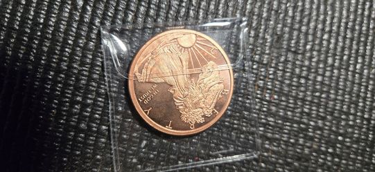 Copper Round Coin – Liberty In God We Trust