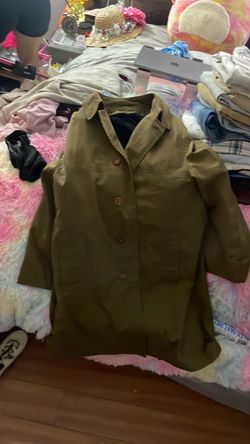 Vintage 1960s London fog trench coat