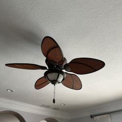 Vintage Chandeliers and Ceiling Fan For Sale