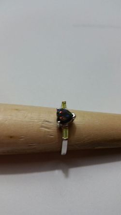 Mystic Topaz Heart Ring