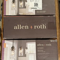 Allen + Roth Latchbury Pendant Lights (3)