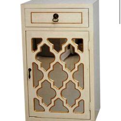 Heather Ann Creations Single Drawer Distress Storage Cabinet 