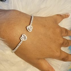 Bling Heart Bracelet 