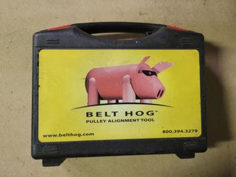 Belt Hog Laser Pulley Alignment