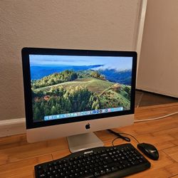22in imac core i3 8gb ram 256gb ssd, logic pro finalcut, Adobe, Ms office, keyboard or best offers