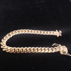14k 43.1grams Cuban link bracelet