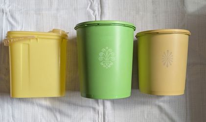 Vintage Tupperware Canister Set of 3