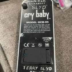 Cry Baby Guitar Peddle 
