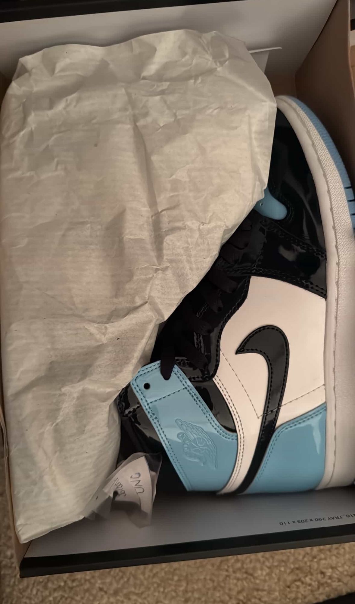 Jordan 1 Unc Patent