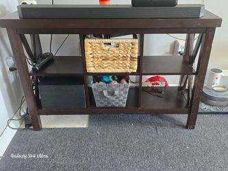 Stand with storage