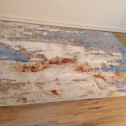 🟦 LUXE WEAVERS Lagos Collection “Passion” – 6×9 Abstract Area Rug