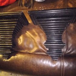 2 Black Wooden Wall Shelves,$25 For Pair,They Are 15 In Tall And 15 In Wide2 Black Wall Shelves,$25 For Pair,They Are 15 In Tall And 15 In Wide,