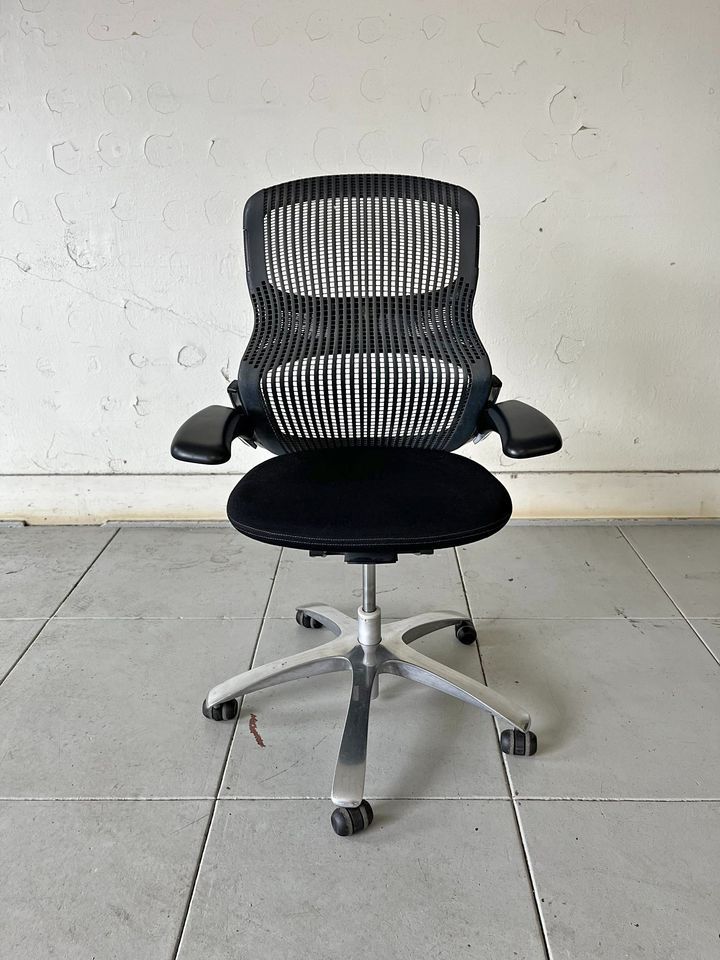 Used Knoll Generation Office Chairs - Black & Chrome