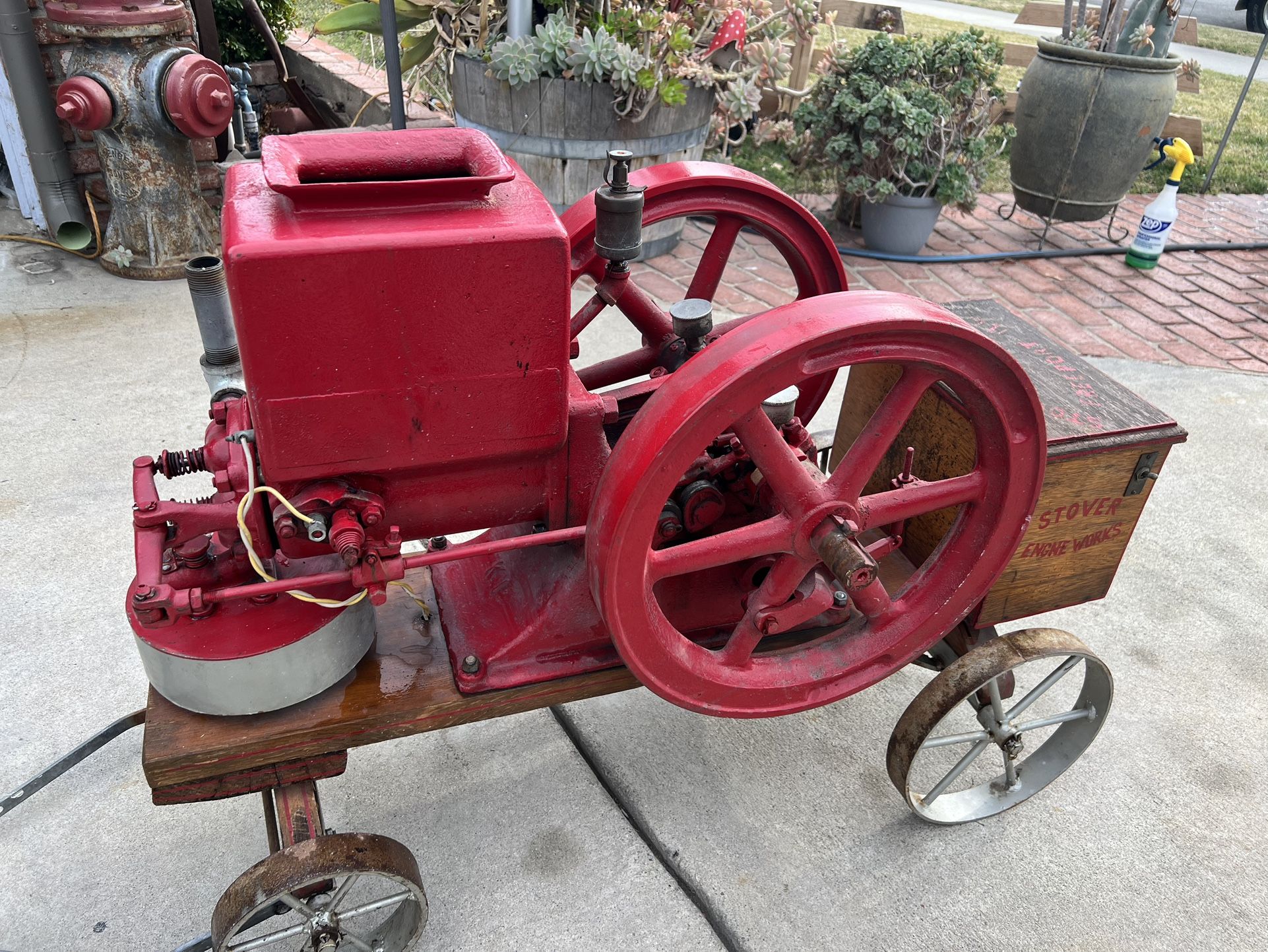 Hit And Miss Engine Stover Antique Vintage