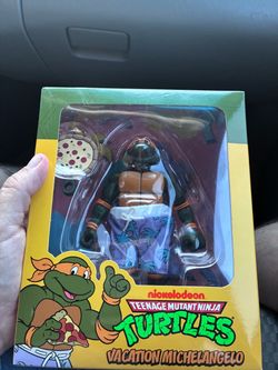 NECA TMNT Vacation Michelangelo Action Figure
