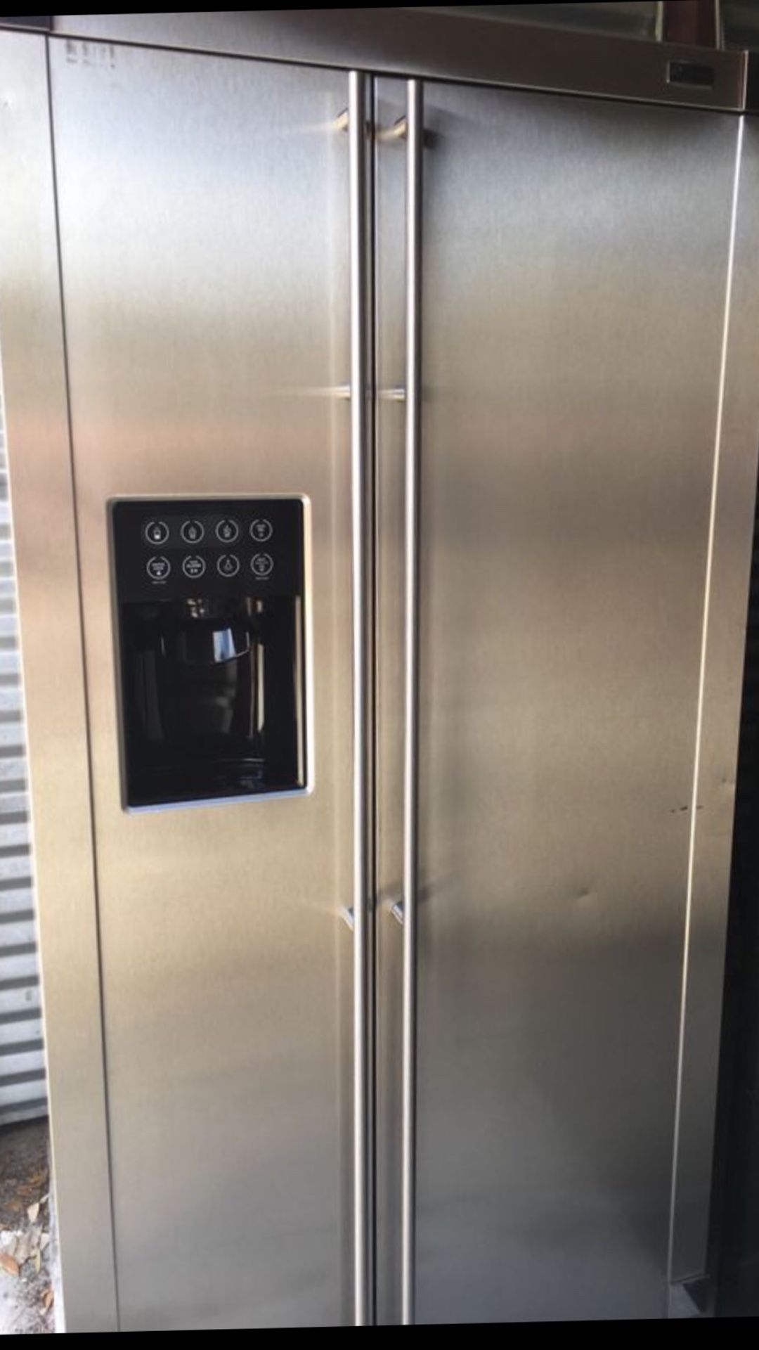 Ge stainless steel monogram refrigerator
