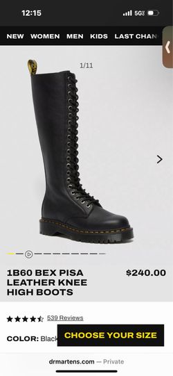 Brand new unworn doc marten tall boots